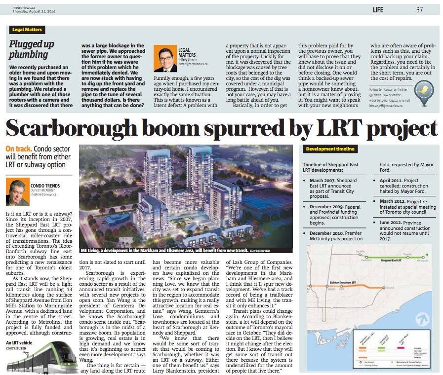 Scarborough boom spurred by LRT project